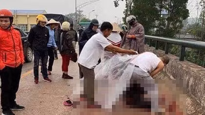 Người đàn ông ép hai mẹ con ngã xe máy rồi rút dao chém