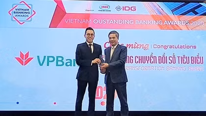 VPBank năm thứ 3 liên tiếp nhận giải thưởng “Ngân hàng chuyển đổi số tiêu biểu”