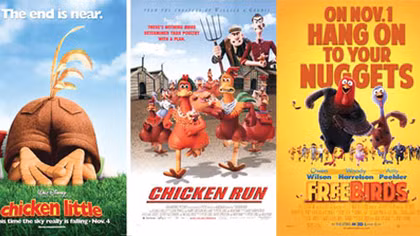 Những siêu phẩm về gà ở Hollywood