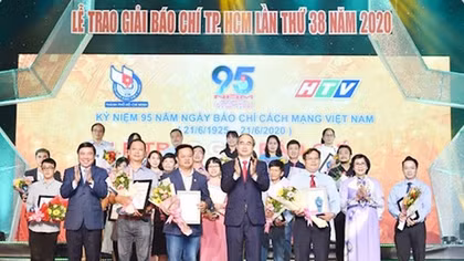 66 tác phẩm đoạt giải báo chí TP Hồ Chí Minh lần thứ 38