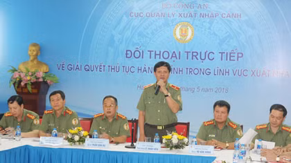 Bước đột phá trong cải cách hành chính của lực lượng Quản lý Xuất nhập cảnh