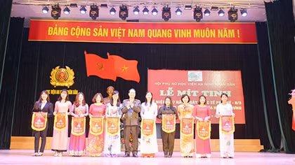 Học viện ANND Kỷ niệm ngày Quốc tế phụ nữ và trao giải Hội thi ẩm thực