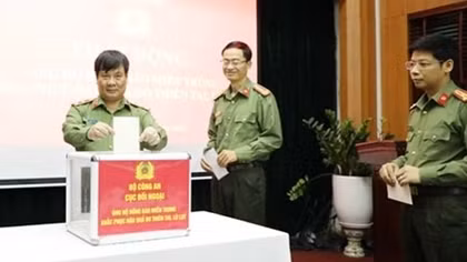 Cục Đối ngoại, Bộ Công an phát động ủng hộ người dân vùng lũ