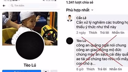Xúc phạm Công an Quảng Ngãi, bị xử phạt 7,5 triệu đồng