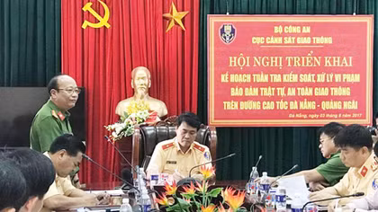 Đảm bảo ATGT trên cao tốc Đà Nẵng – Quảng Ngãi