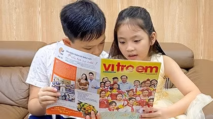Báo Lao động và Xã hội ra mắt ấn phẩm “Vì trẻ em”