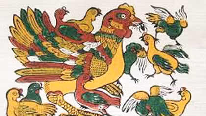 Hình tượng con gà trong thơ và trong tranh Đông Hồ