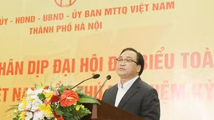 Gặp mặt các đại biểu về dự Đại hội đại biểu toàn quốc MTTQ lần thứ IX
