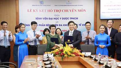 Vinmec Nha Trang hợp tác với Bệnh viện Đại học y dược Tp HCM