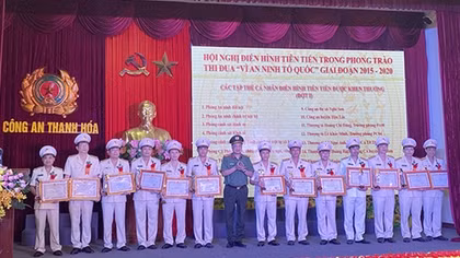 Hội nghị Điển hình tiên tiến và phát động phong trào thi đua “ sáng tạo" trong Công an Thanh Hóa