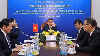 Thúc đẩy quan hệ hợp tác giữa Bộ Công an Việt Nam và các cơ quan thực thi pháp luật Singapore