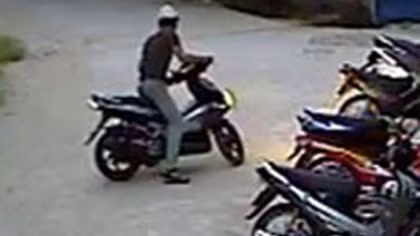 Người quản lý quán ăn trộm xe bị bắt