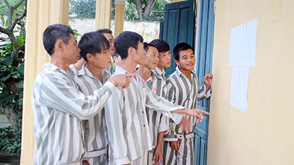 Chuyện cảm động ghi tại Trại giam số 3 trước ngày đặc xá