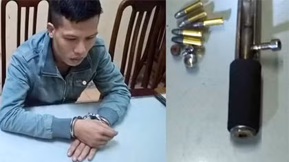 Mang súng đi chơi đêm với bạn gái bị cảnh sát cơ động "hỏi thăm"