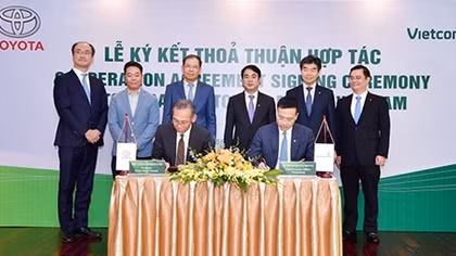 Vietcombank và Toyota Motor Việt Nam ký kết Thỏa thuận Hợp tác