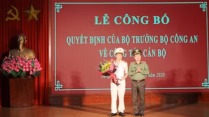 Bổ nhiệm Phó Giám đốc Công an tỉnh Lạng Sơn