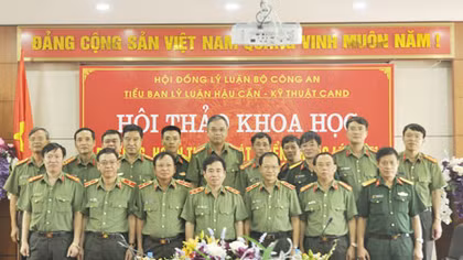 Hoàn thiện và phát triển khung lý luận Hậu cần- Kỹ thuật CAND