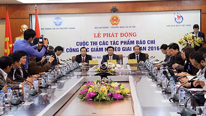 Phát động cuộc thi báo chí về công tác giảm nghèo giai đoạn 2016-2020