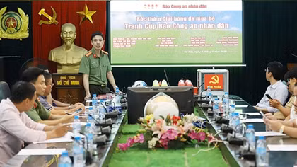 16 đội bóng tham dự “Giải bóng đá mùa hè 2020 tranh Cup Báo CAND”