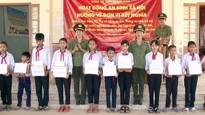 Phụ nữ Công an với nhiều hoạt động ý nghĩa