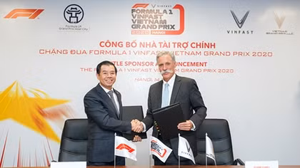 VinFast là nhà tài trợ chính của chặng đua công thức 1 Việt Nam