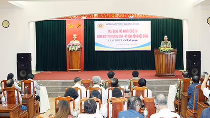 Sáng tác văn học nghệ thuật về đề tài Công an Quảng Bình