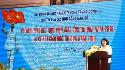 Hội nghị ký kết giao ước thi đua năm 2019 Cụm thi đua các tỉnh miền Đông Nam bộ