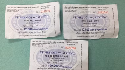 Phà Gót bán vé quay vòng mỗi ca thu về 60 triệu đồng