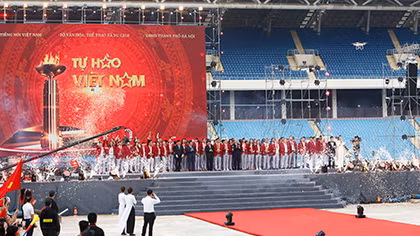 Hoành tráng buổi lễ vinh danh đội tuyển Olympic trở về từ ASIAD