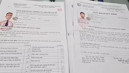 Báo động tình trạng sử dụng giấy khám sức khoẻ giả