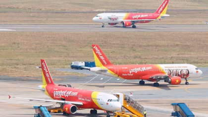 Hàng không Vietjet ghi điểm với việc cải thiện tỷ lệ đúng giờ cao