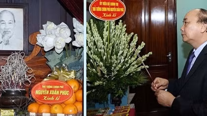 Thủ tướng Nguyễn Xuân Phúc dâng hương tưởng niệm Bác Hồ tại Di tích Nhà 67