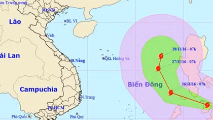 Miền Bắc lạnh tăng cường, bão vào gần Biển Đông