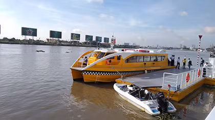 Tuyến buýt đường sông đầu tiên của TP Hồ Chí Minh chính thức hoạt động
