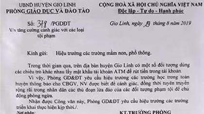 Dọa thanh kiểm tra tài chính, chiếm đọat tiền của nhiều giáo viên