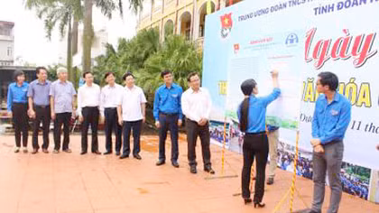 Phát động ngày hội “Thanh niên với văn hóa giao thông”