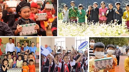 Vinamilk khởi động chiến dịch “Triệu ly sữa yêu thương, triệu nụ cười hạnh phúc”