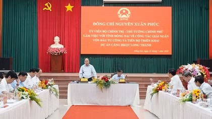 Thủ tướng: "Làm ngày làm đêm, bảo đảm tiến độ dự án Cảng hàng không quốc tế Long Thành"