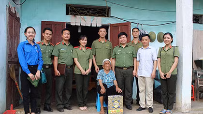 “Thủ lĩnh” thanh niên Công an năng nổ, sáng tạo
