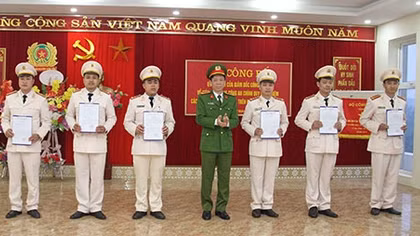 Công an Yên Bái tiếp tục điều động Công an chính quy về cơ sở