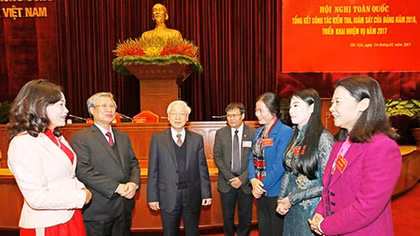 Hội nghị toàn quốc về công tác kiểm tra, giám sát của Đảng
