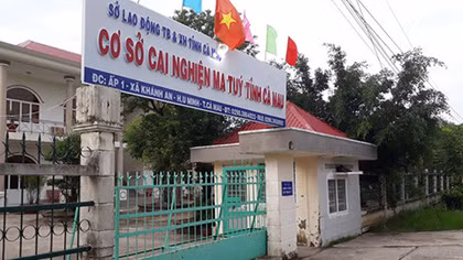 Cà Mau kỷ luật lãnh đạo cơ sở cai nghiện ma túy