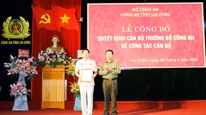 Thượng tá Phạm Hải Đăng được bổ nhiệm Phó giám đốc Công an tỉnh Lai Châu