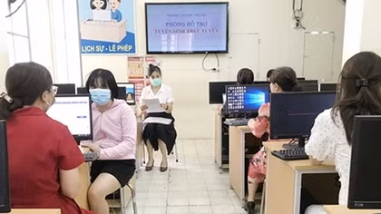 60.000 hồ sơ đăng ký tuyển sinh trực tuyến vào lớp 1 thành công