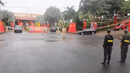 Công an Đắk Nông nỗ lực bảo đảm tuyệt đối an toàn Đại hội đại biểu Đảng bộ tỉnh lần thứ XII