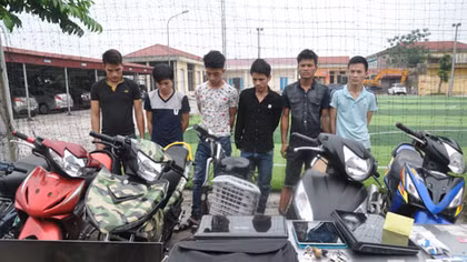 Triệt phá băng nhóm gây ra hàng chục vụ đột nhập, trộm cắp nhà dân