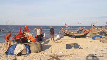 Đảm bảo an ninh trật tự vùng biển bãi ngang Vĩnh Thái