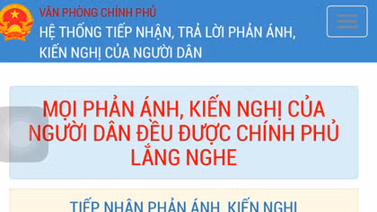 Công chức bị xử lý từ phản ánh, kiến nghị trên Cổng Thông tin điện tử Chính phủ