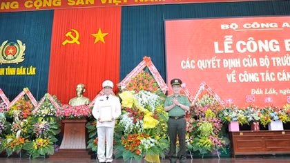 Đại tá Lê Vinh Quy giữ chức vụ Giám đốc Công an tỉnh Đắk Lắk