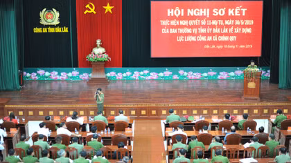 Nhiều chuyển biến tích cực khi Công an chính quy về đảm nhiệm chức danh Công an xã
